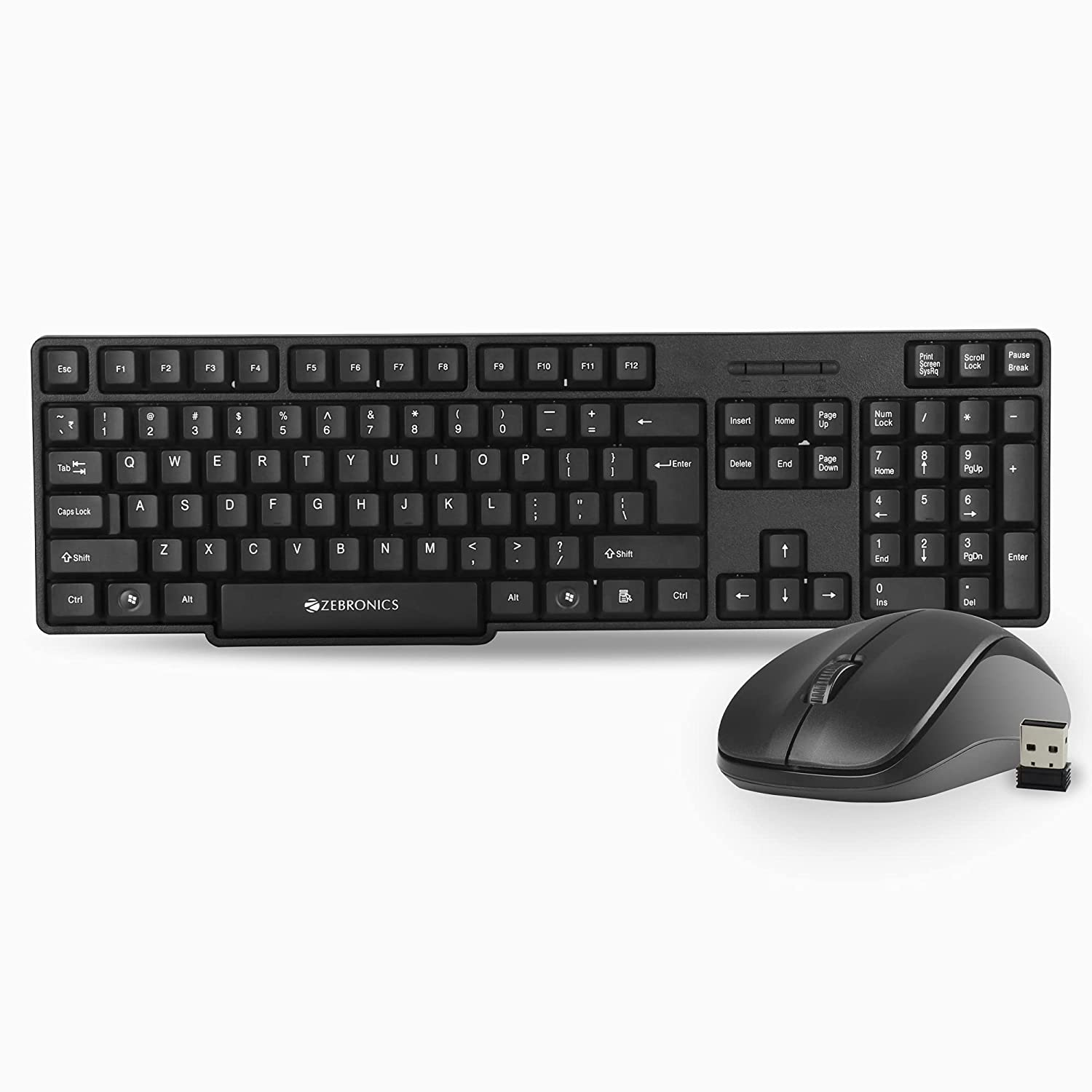 zebronics companion 107 wireless keyboard and mouse combo
