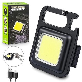 Key Chain light With Bottle Opner Rechargeable Emergency Light