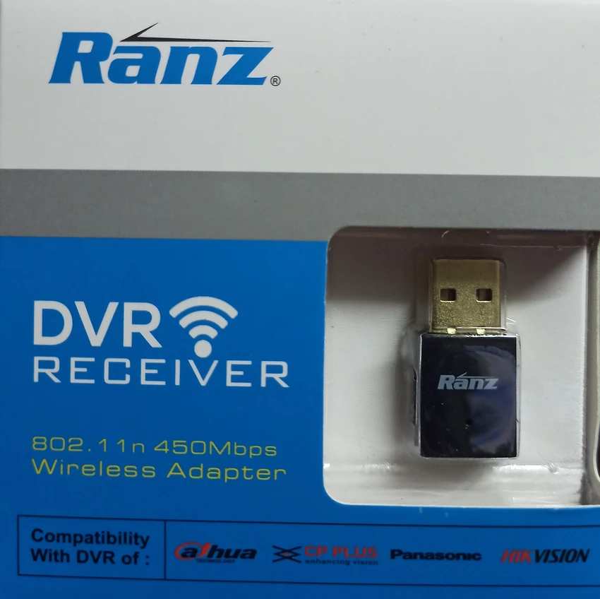 Ranz Wi-Fi Receiver 450Mbps, 2.4GHz USB 2.0 Wireless Mini Wi-Fi Network Adapter
