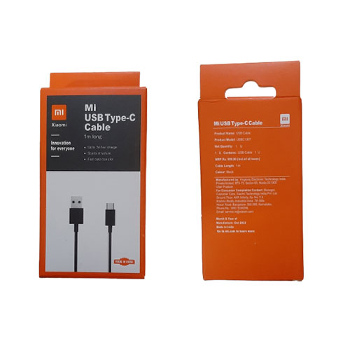 Mi Charging Cable Fast charging USB Type C