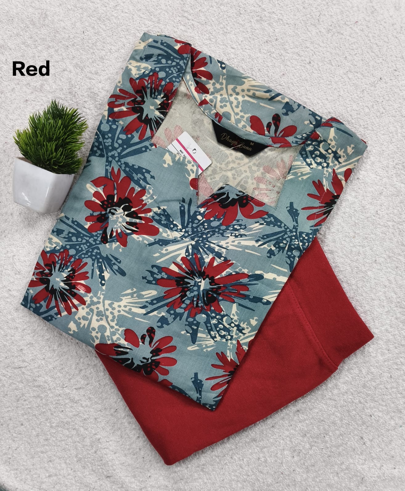 Soft Ryan kurti blue