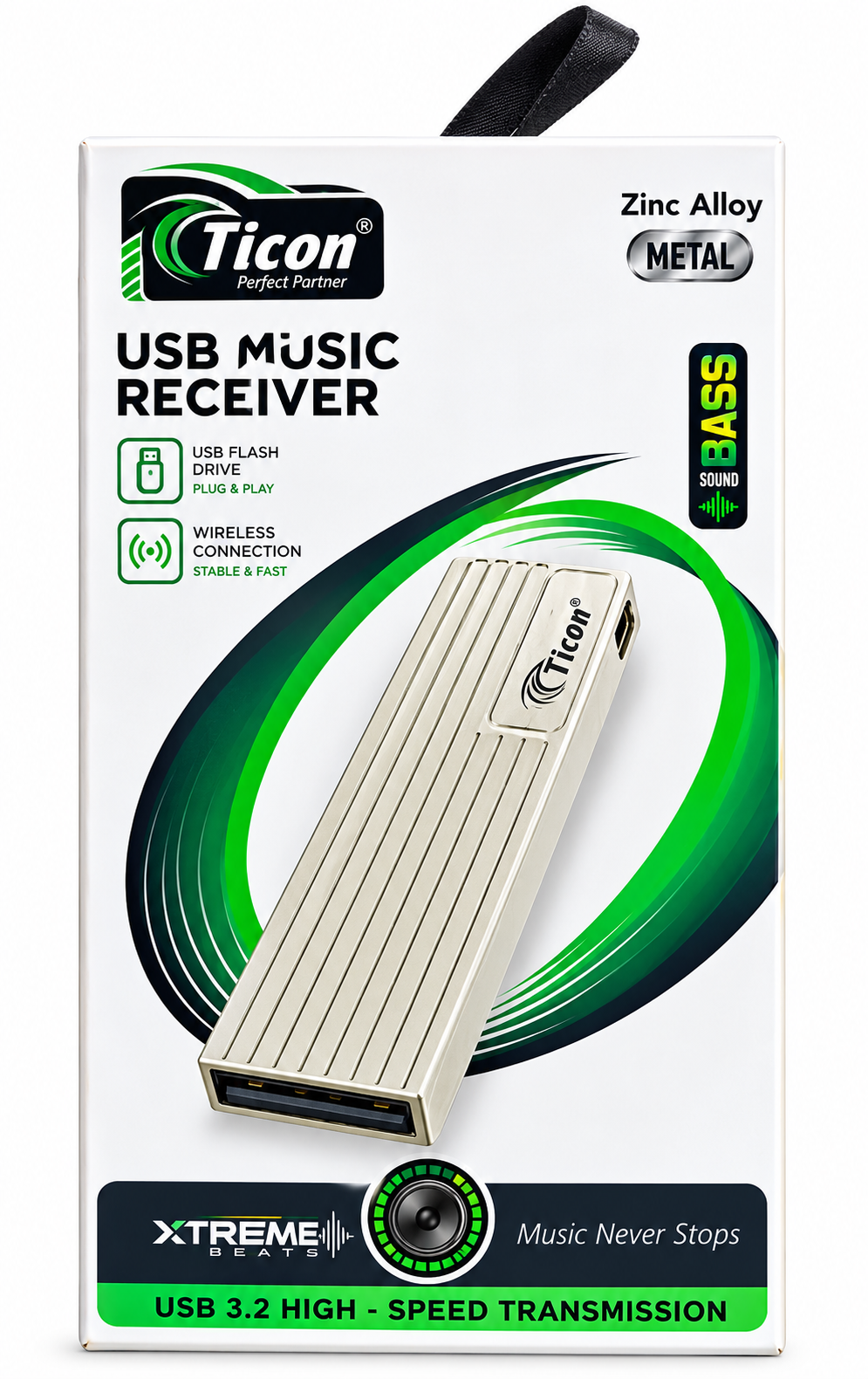 Ticon WR-58 Bluetooth Music Receiver
