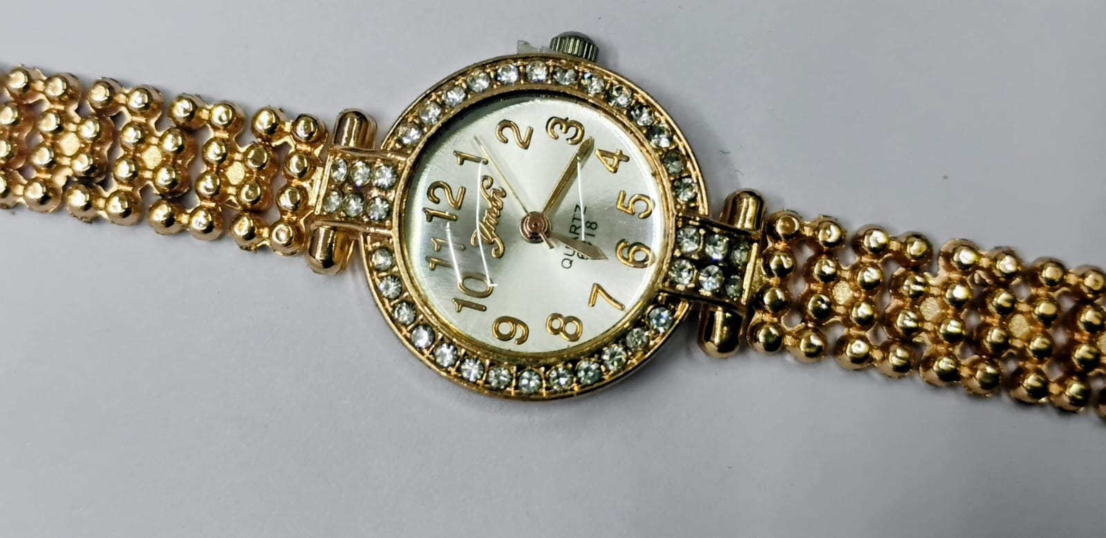 Blush Garden Charm Watch golden dial 2